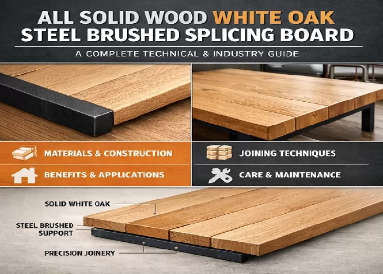 All Solid Wood, White Oak Steel Brushed Splicing Board: Ένας πλήρης τεχνικός και βιομηχανικός οδηγός
